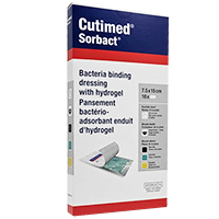 CUTIMED Sorbact Gel Kompressen 7,5x15 cm