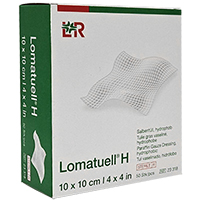 LOMATUELL H Salbentüll 10x10 cm steril