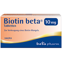 BIOTIN BETA 10 mg Tabletten