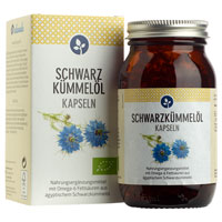 SCHWARZKÜMMELÖL 500 mg Kapseln Bio vegan ägypt.