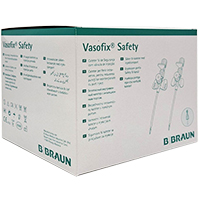 VASOFIX Safety Kanüle 22 G 0,9x25 mm blau