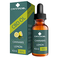 CBD 15% Bio Cannadol Hanfextrakt Lemon Tropfen