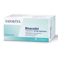 BISACODYL SANAVITA 10 mg Zäpfchen