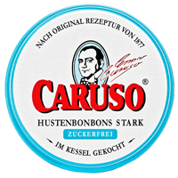 CARUSO Hustenbonbons stark zuckerfrei