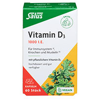 VITAMIN D3 1000 I.E. vegan Kapseln Salus