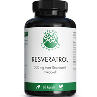 GREEN NATURALS Resveratrol m.Veri-te 500 mg vegan