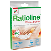 RATIOLINE Wärmepflaster Nacken/Schulter 9x29 cm