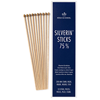 SILVERIN Sticks 75% Silbernitrat Ätzst.200mm starr