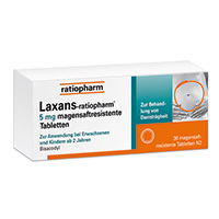 LAXANS-ratiopharm 5 mg magensaftres.Tabletten