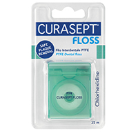 CURASEPT FLOSS PTFE Zahnseide m.CHX