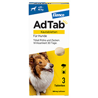 ADTAB 900 mg Kautabletten für Hunde >22-45 kg