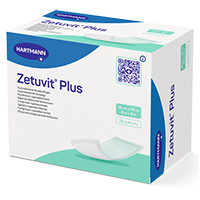 ZETUVIT Plus extrastarke Saugkompr.steril 10x10 cm