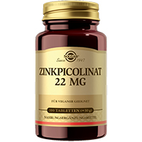 SOLGAR Zinkpicolinat 22 mg Tabletten