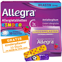 ALLEGRA Allergietabletten Kinder 10 mg Schmelztab.