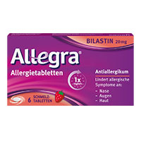 ALLEGRA Allergietabletten 20 mg Schmelztabletten