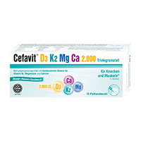 CEFAVIT D3 K2 Mg Ca 2.000 Trinkgranulat