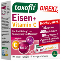 TAXOFIT Eisen+Vitamin C Direkt Granulat