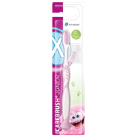 MIRADENT Carebrush Junior Zahnbürste 6-12 J.pink