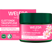 WELEDA glättende Tagespflege Wildrose & weißer Tee