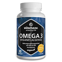 OMEGA-3 VEGAN Algenöl hochdosiert Kapseln