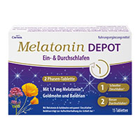 MELATONIN DEPOT Ein- & Durchschlaf-Tabletten