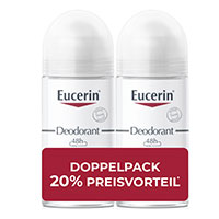 EUCERIN Deodorant Roll-on 0% Aluminium Doppelpack