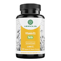 VIRISOLIS Vitamin D3 forte 2.000 I.E. Kapseln