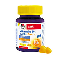 DOPPELHERZ Vitamin D3 2000 I.E.Gums