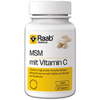 RAAB Vitalfood MSM mit Vitamin C Kapseln