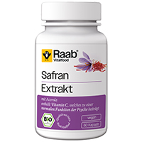 RAAB Vitalfood Safran Extrakt Bio Kapseln