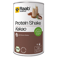 RAAB Vitalfood Protein Shake Kakao Bio Pulver