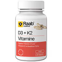 RAAB Vitalfood Vitamin D3 K2 Kapseln