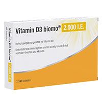 VITAMIN D3 BIOMO 2.000 I.E. Tabletten