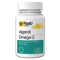 RAAB Vitalfood Algenöl Omega-3 Kapseln